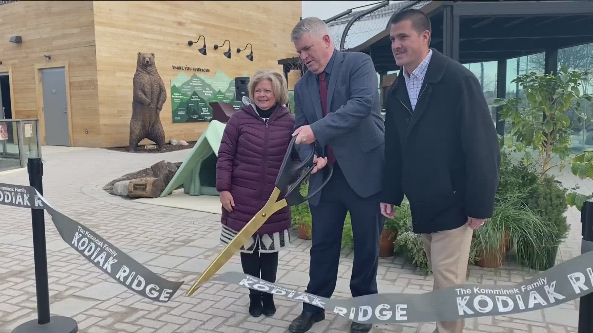 The Toledo Zoo planned for five years to create the Kodiak Ridge and that plan came to fruition Thursday.
