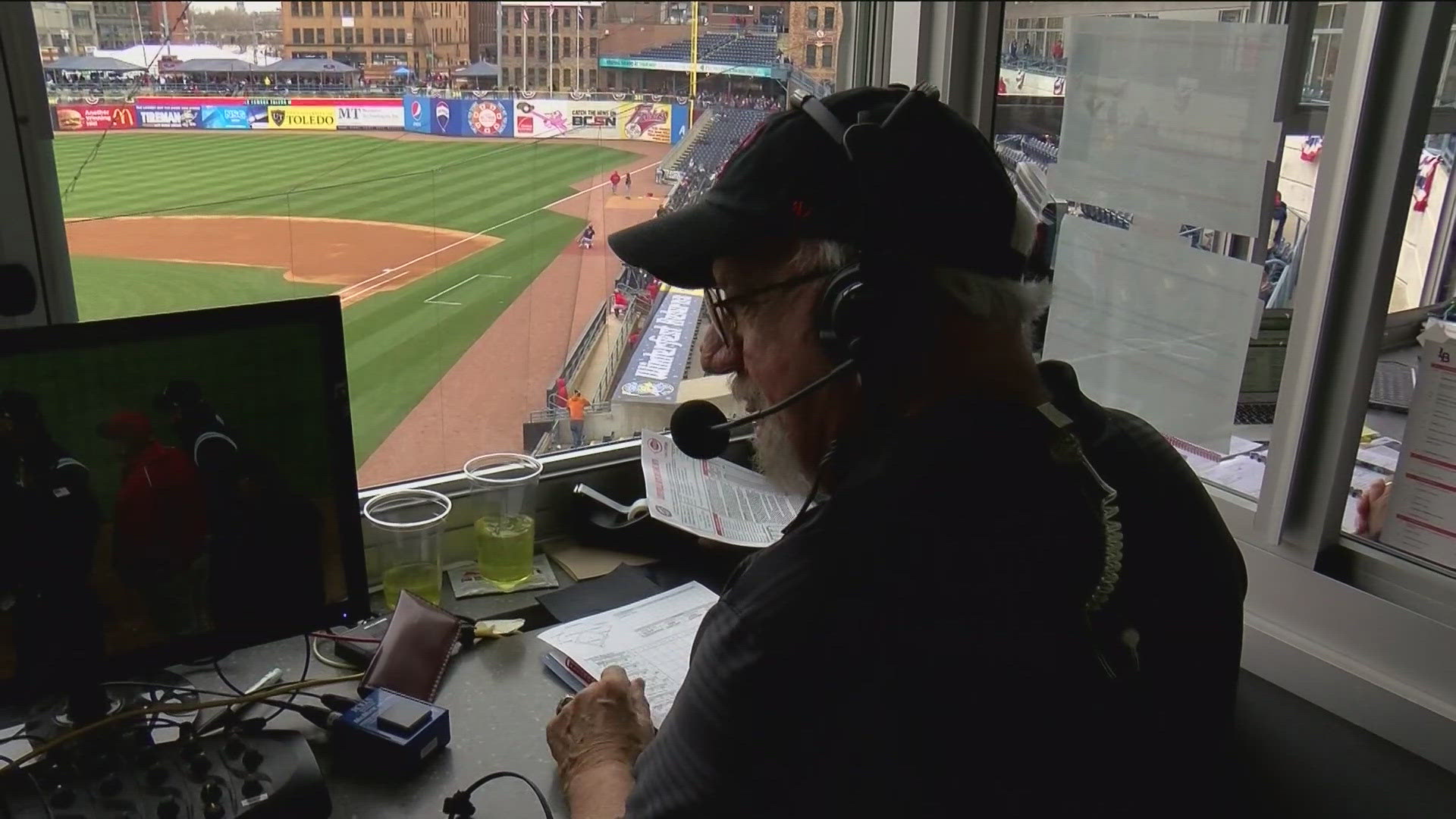 For 49 years, Weber called Toledo Mud Hens games, never missing a game as he covered more than 6,000 contests.