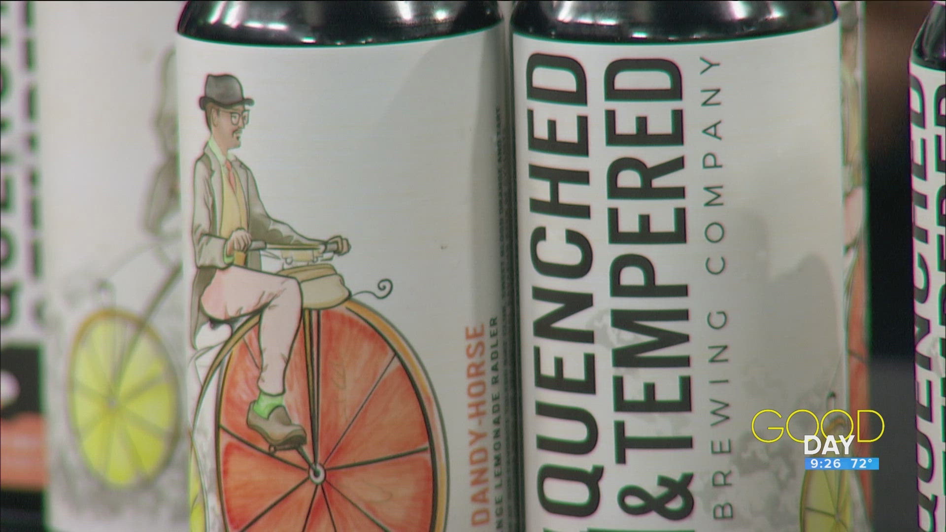 Ali Drozdowicz, Ernest Turner and Ashton Tammerine talk Quenched and Tempered's bicycle block party.