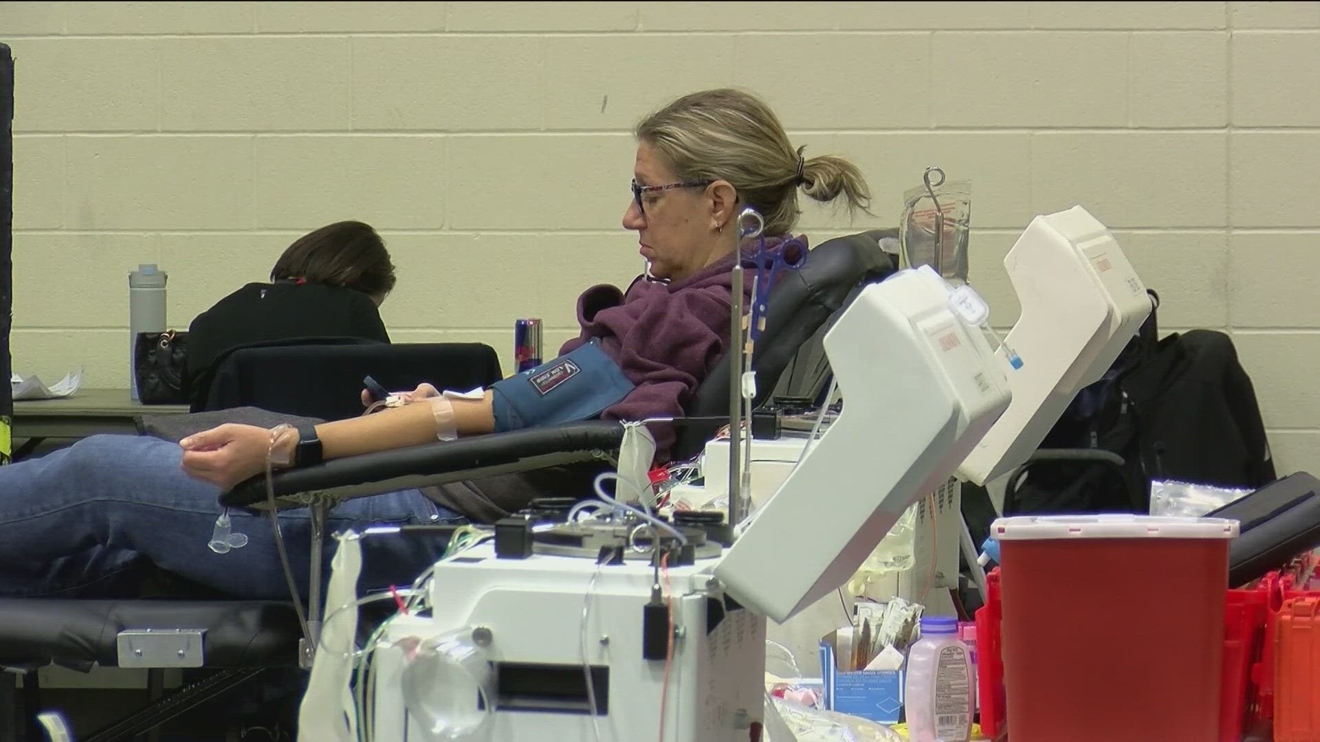 While the nation is not currently having a blood shortage crisis, the need for blood is always there.
