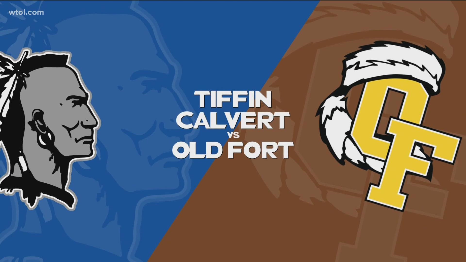The D-IV district final from Liberty-Benton... Tiffin Calvert still unbeaten on the year. Tonight, taking on Old Fort.