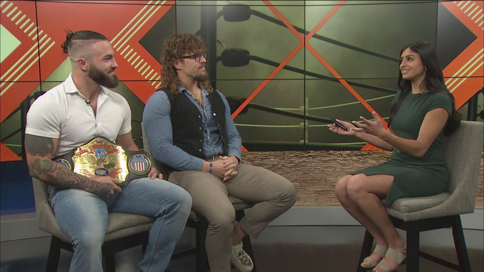 Wrestlers 'Top Notch' and 'The Perminator' sit with WTOL 11 to talk about the upcoming wrestling event on December 26th.