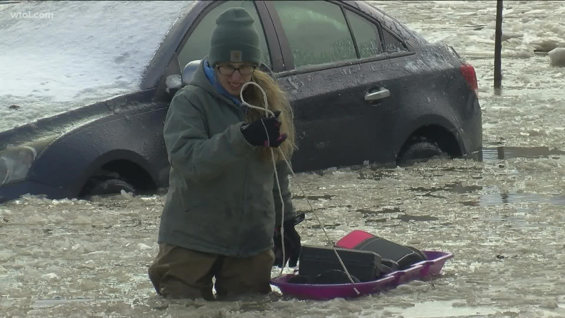 Monroe residents say flooding is normal in the area, but not to the extent seen on Friday.