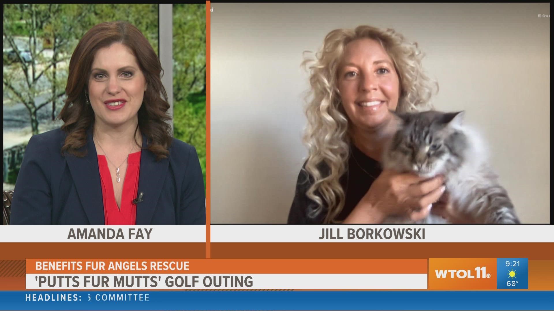 Jill Borkowski talks about the "Putts Fur Mutts" golf outing.