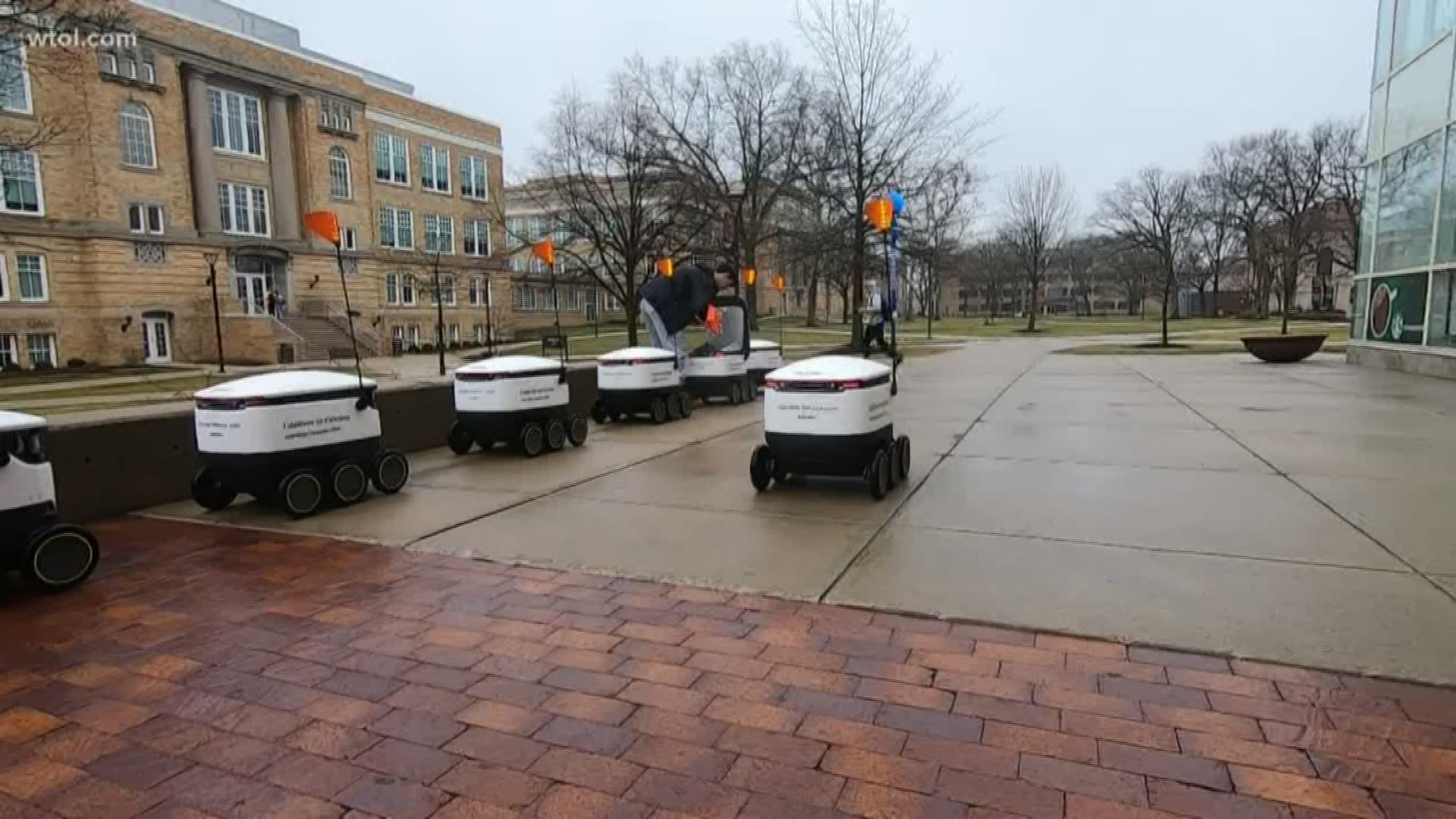 30 robots can deliver food to you anywhere on the BGSU campus