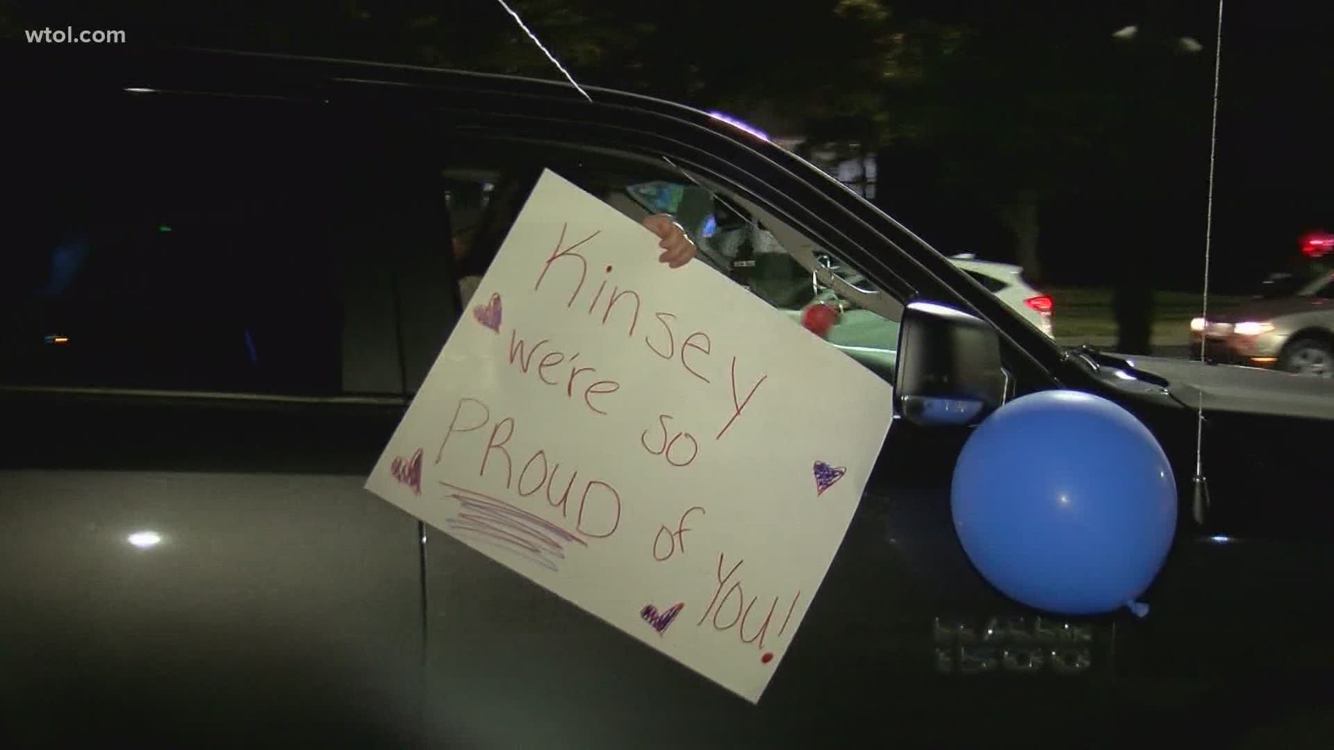 WTOL 11 anchor Andrew Kinsey will be taking on a new role at our sister station WBNS-TV in Columbus. Tonight, we wished him well with honks and hollering.