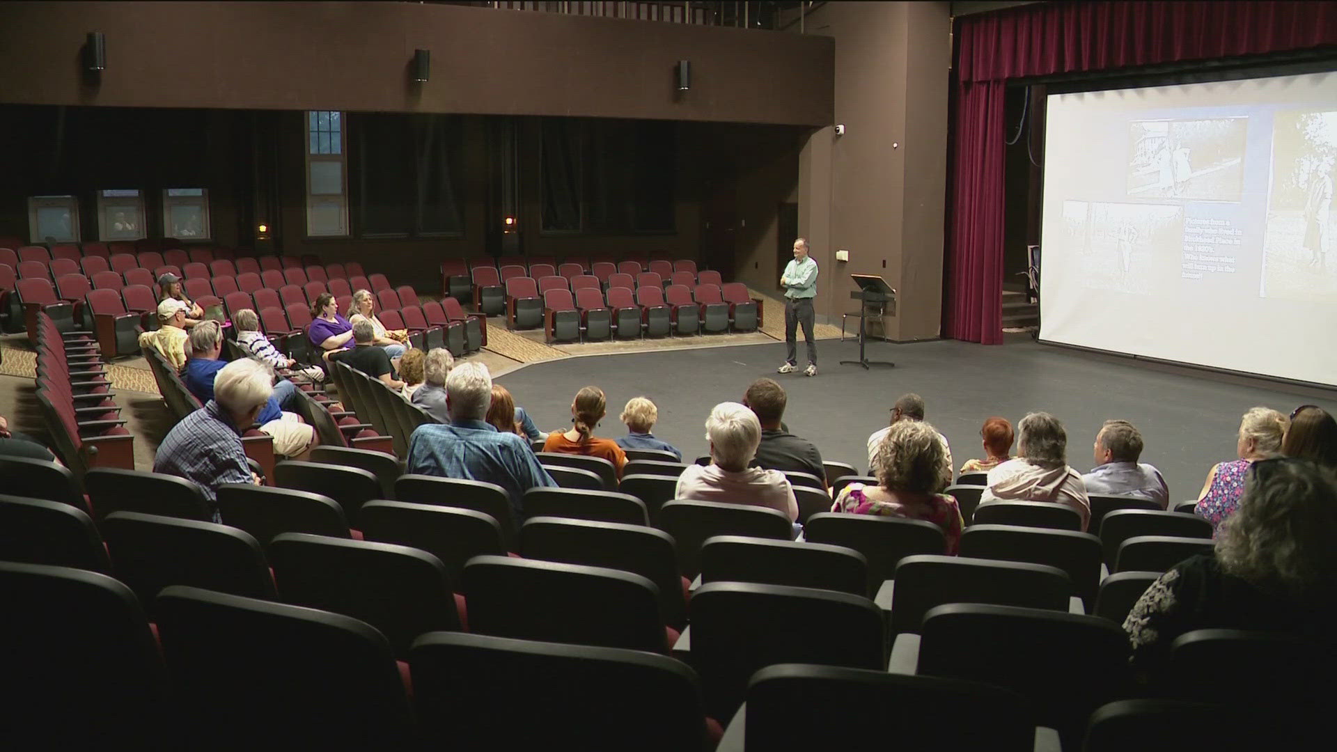 The school district had special presentations Thursday night at Scott High School on the history of Birchhead Place.