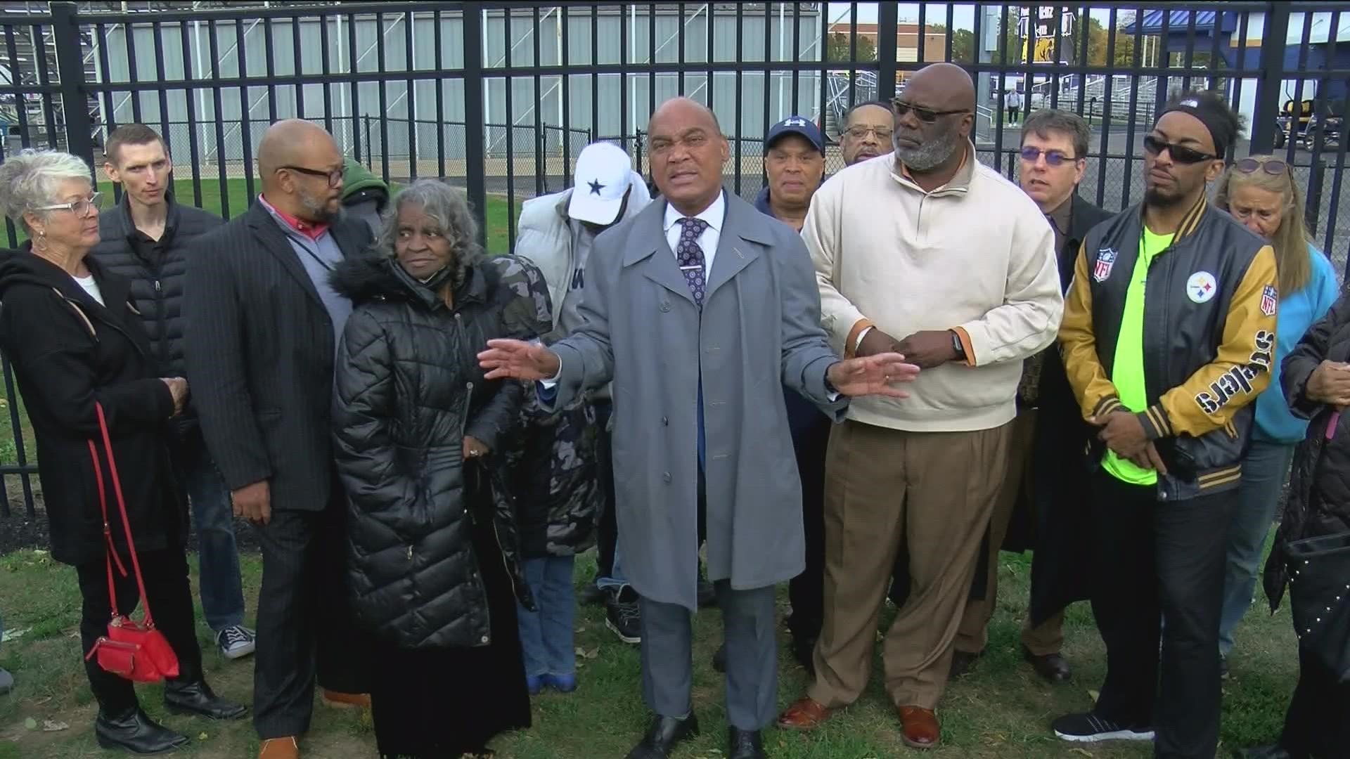 Leaders of Toledo-area churches assembled to pray for the three victims wounded in the shooting, as well as everyone else affected by the violence.