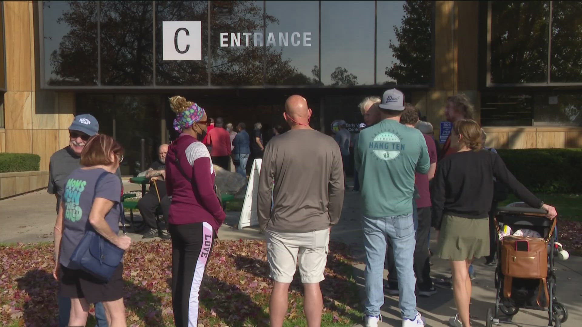 Voters at the Lucas County Vote Center in west Toledo on Sunday say they were hoping to avoid long lines on Election Day. 