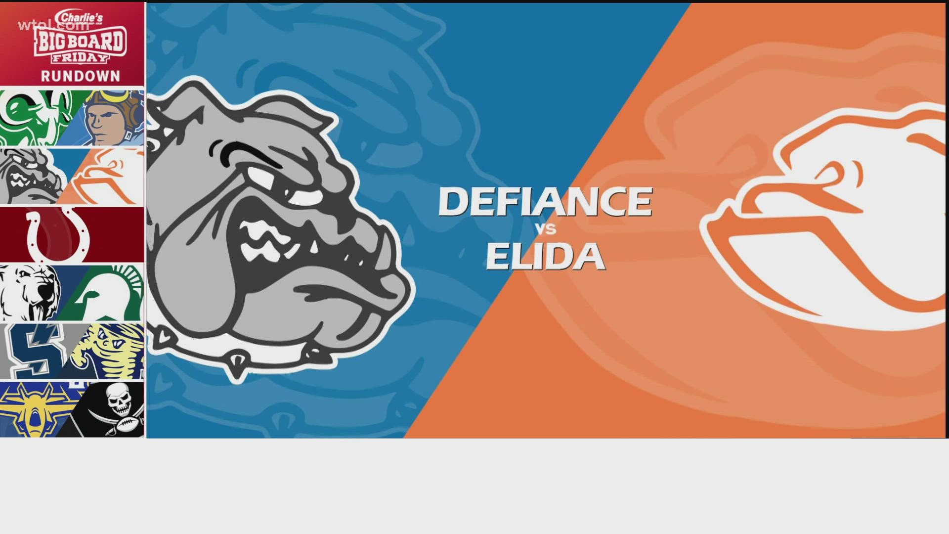 Elida beats Defiance to win the battle of the bulldogs.