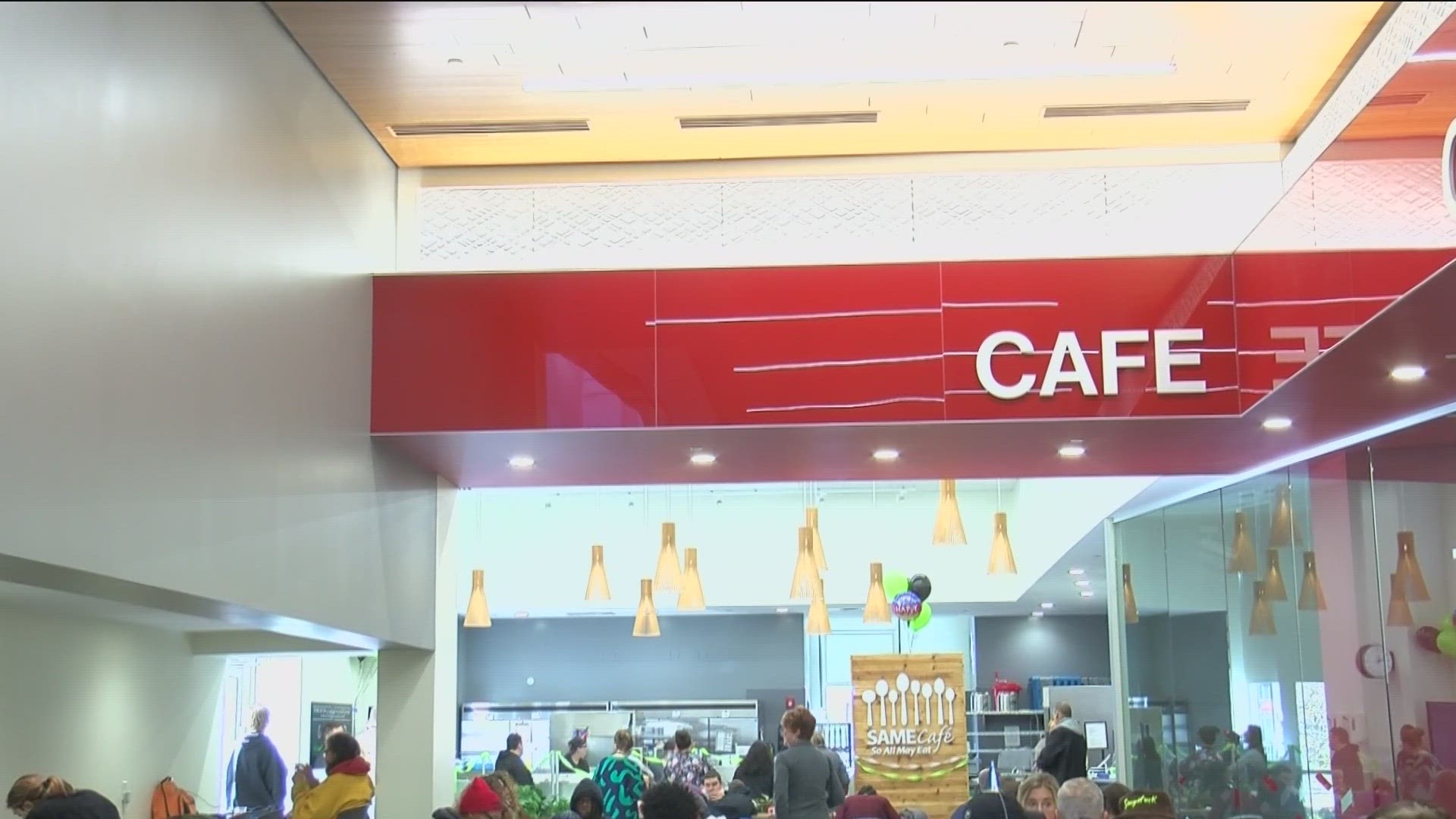 The cafe, located in the main library in downtown Toledo, is celebrating one year of giving the community what its name stands for: a place 'So All Can Eat.'