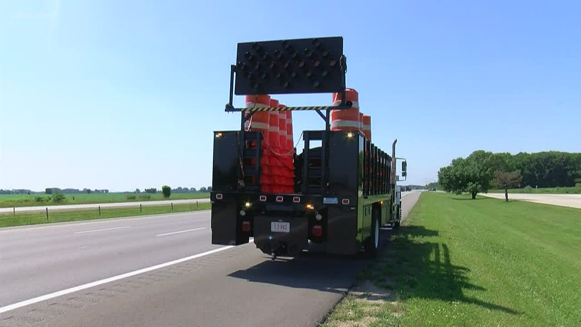 Despite commute numbers being down over the past few months due to COVID-19, ODOT crews are still being hit while working on the side of the road.