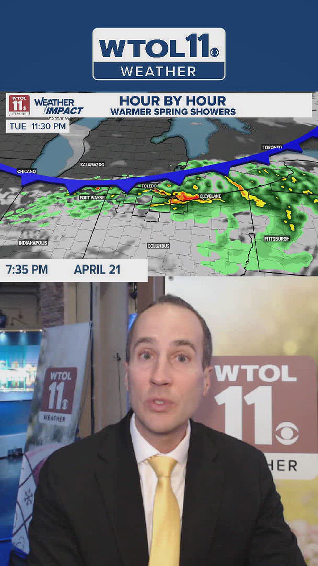 Wtol Rain showers fade Tuesday evening; brilliant, mild Wednesday | wtol.com