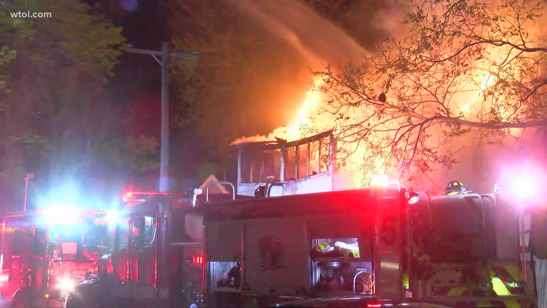 Toledo Fire & Rescue Department crews are on the scene of a house fire near Chapin St. and Colburn St. in south Toledo.