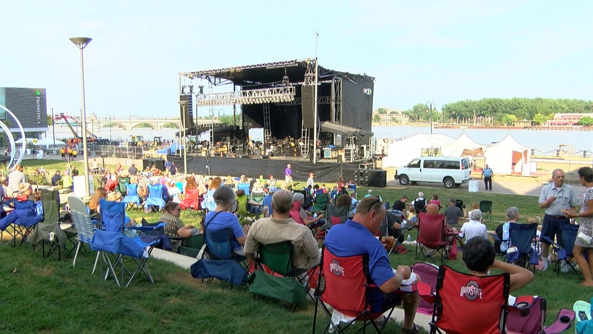 Toledo Symphony Orchestra helps to reopen Promenade Park