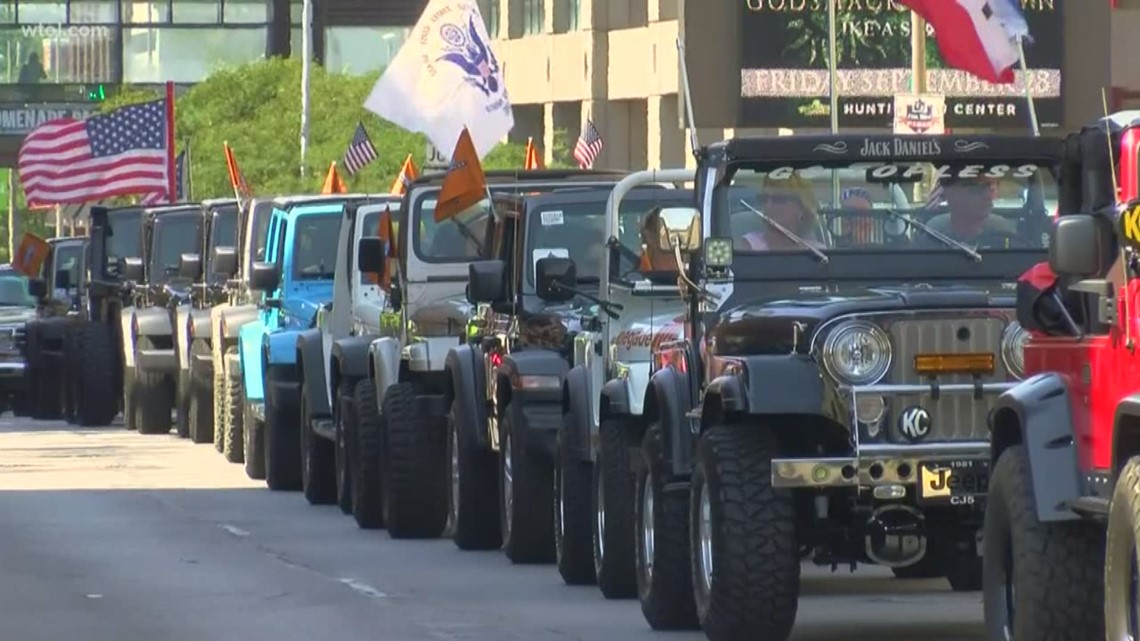 Photo Gallery: Jeep Fest 2023 parade in downtown Toledo