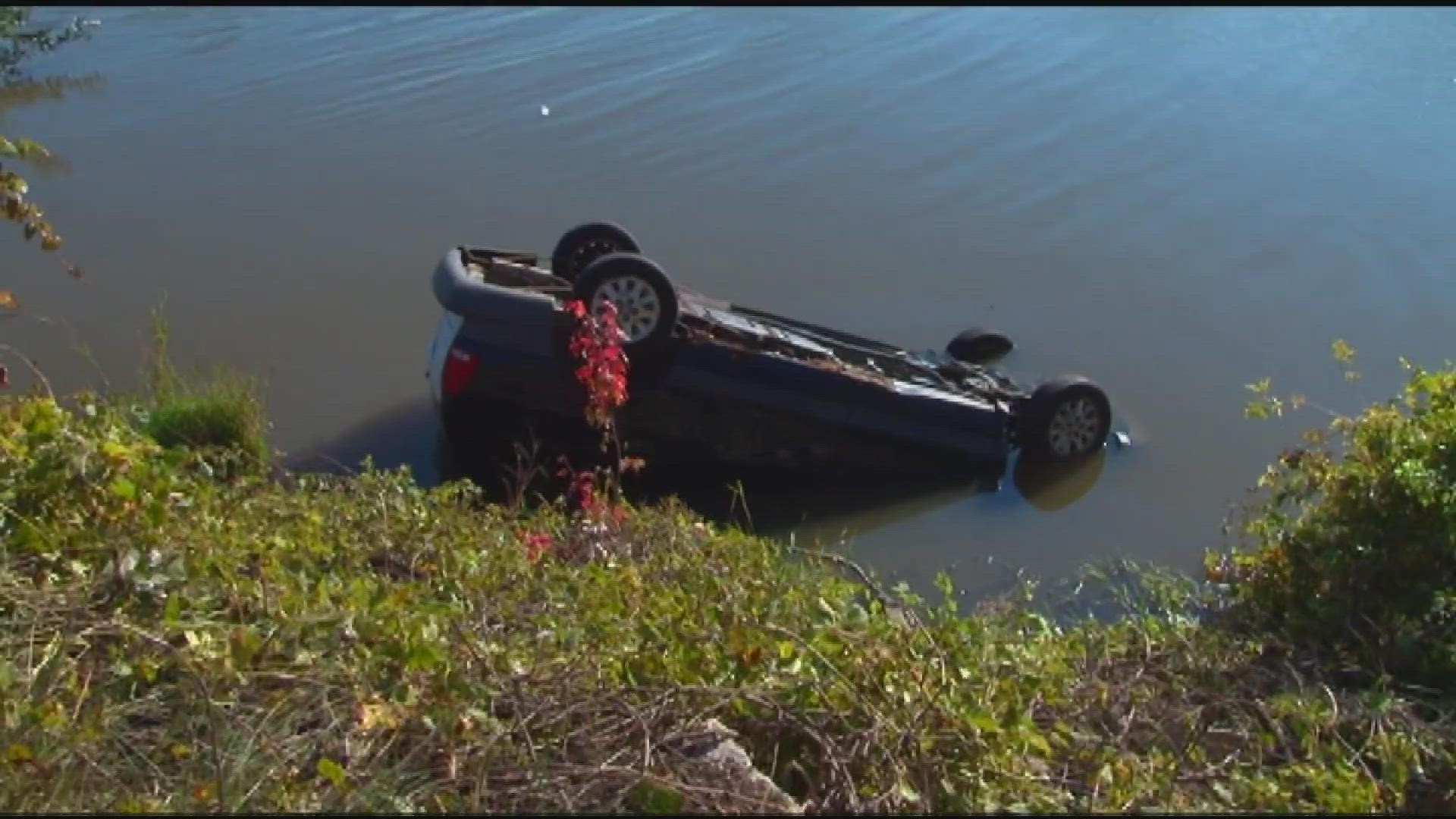 A crash on Friday was at least the third instance of a car falling from Shoreland Avenue into the Ottawa River in the last decade.