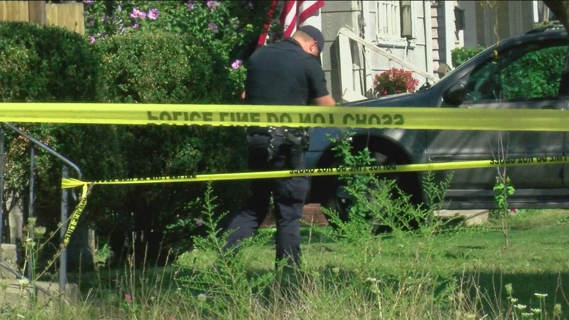 The shooting happened in the 200 block of Langdon Street, police said. Police at the scene say the shooting was the result of a "neighborhood dispute."