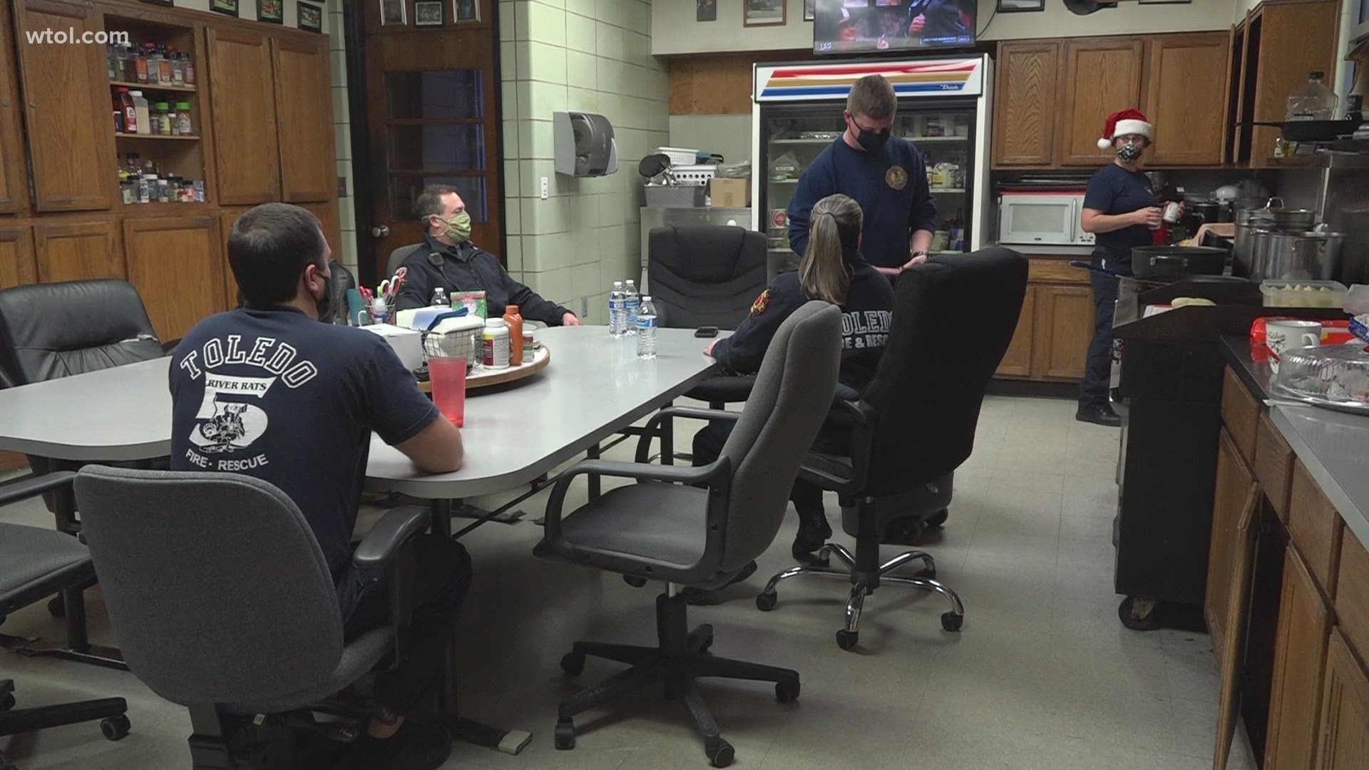 For TFRD Lieutenants Kevin and Tammy Ohrt, Christmas is just another day at work, away from their five children - a day they spend helping other families in need.