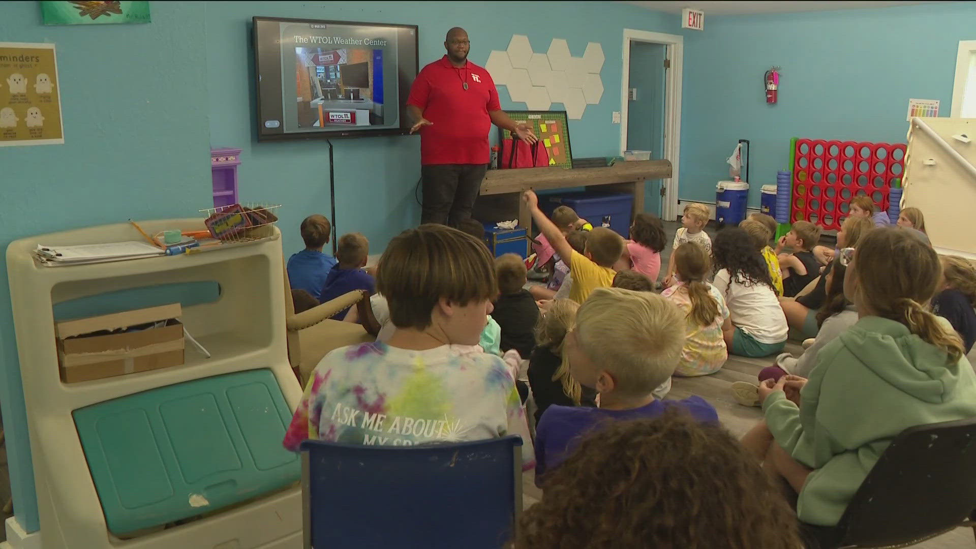 The Sandusky County summer camp is wrapping up before the start of school. On Tuesday, the kids got a visit from Matt and a chance to check out Defender in person.