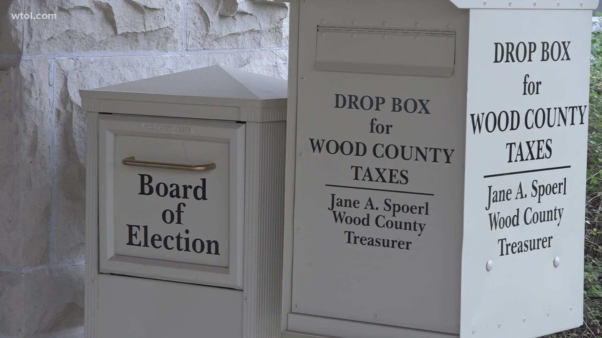 While the exact number of drop boxes each county will be allowed to have is still up in the air, the one in Wood County is filling up quickly.
