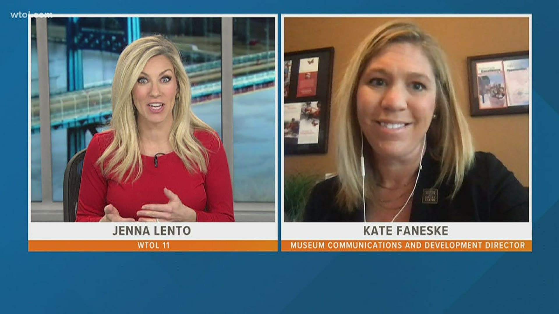 Kate Fineske with the National Museum of the Great Lakes shares details with Jenna Lento.