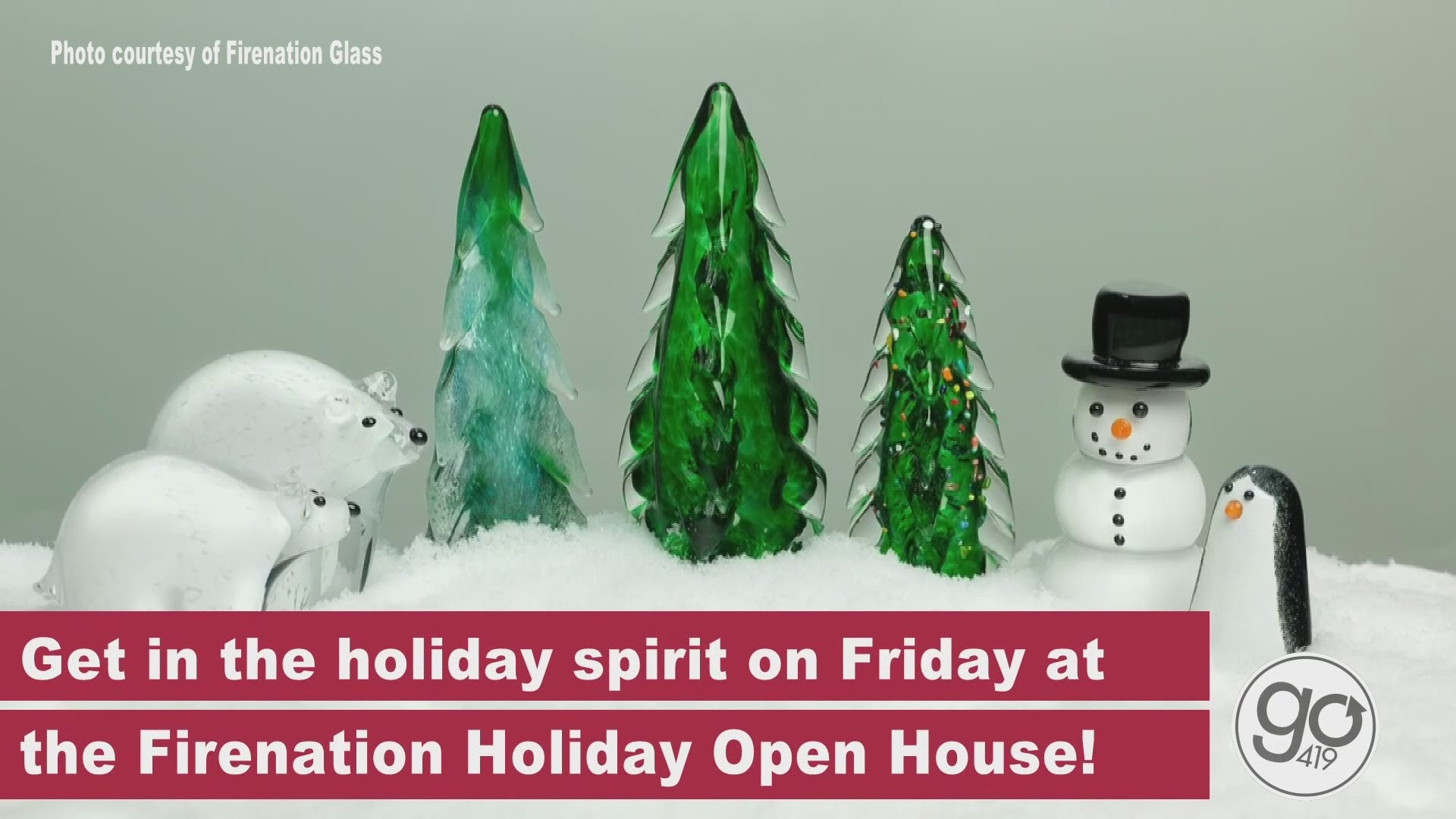 The Firenation Glass Holiday Open House kicks off Friday from 6-10 p.m.