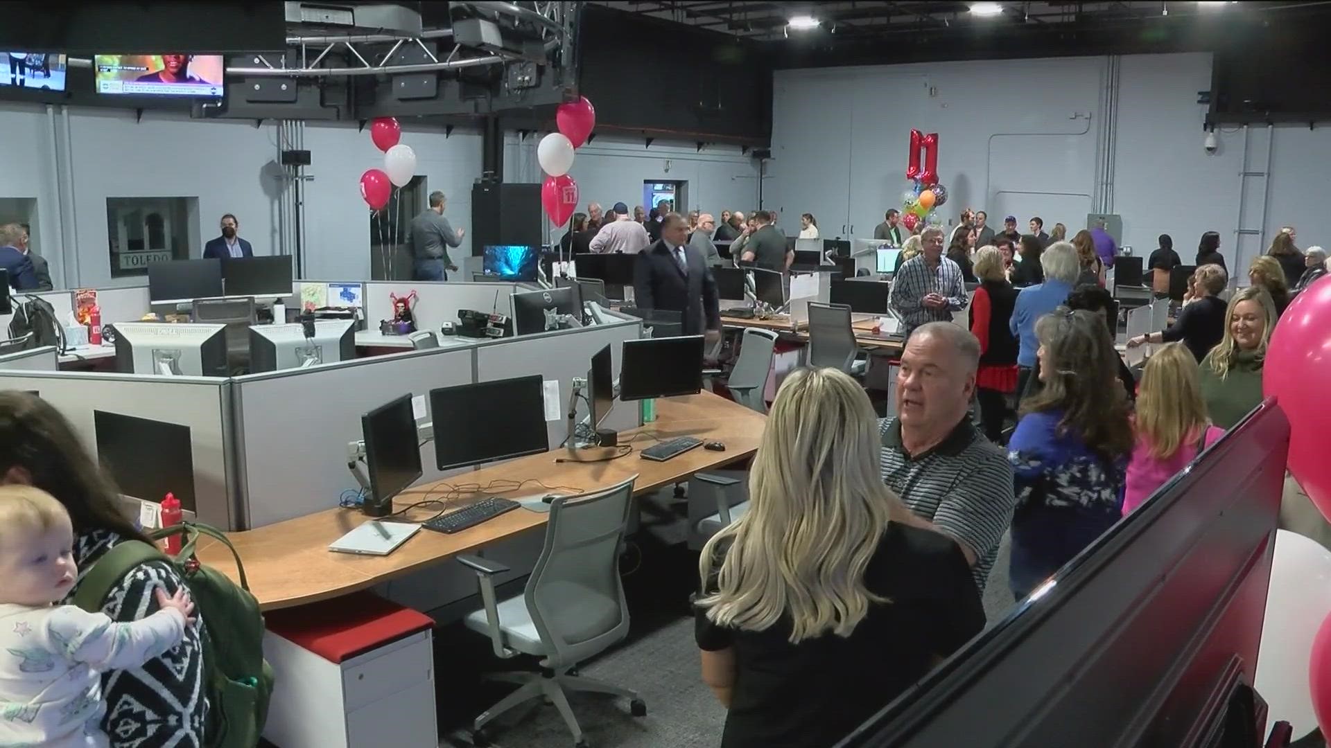 Toledo's news leader hosted a ribbon-cutting for its state-of-the-art newsroom at the only news station in downtown Toledo on Wednesday.