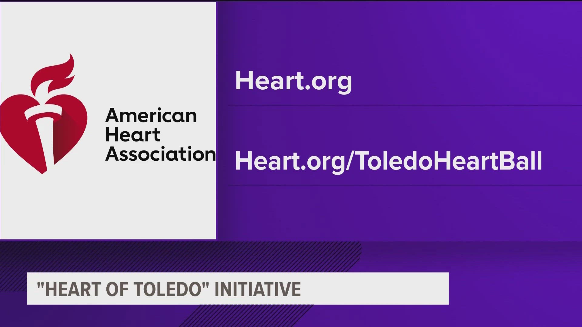 The American Heart Association Toledo Heart Ball takes place Friday, Nov. 8.