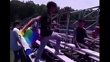lowndes high school gay flag