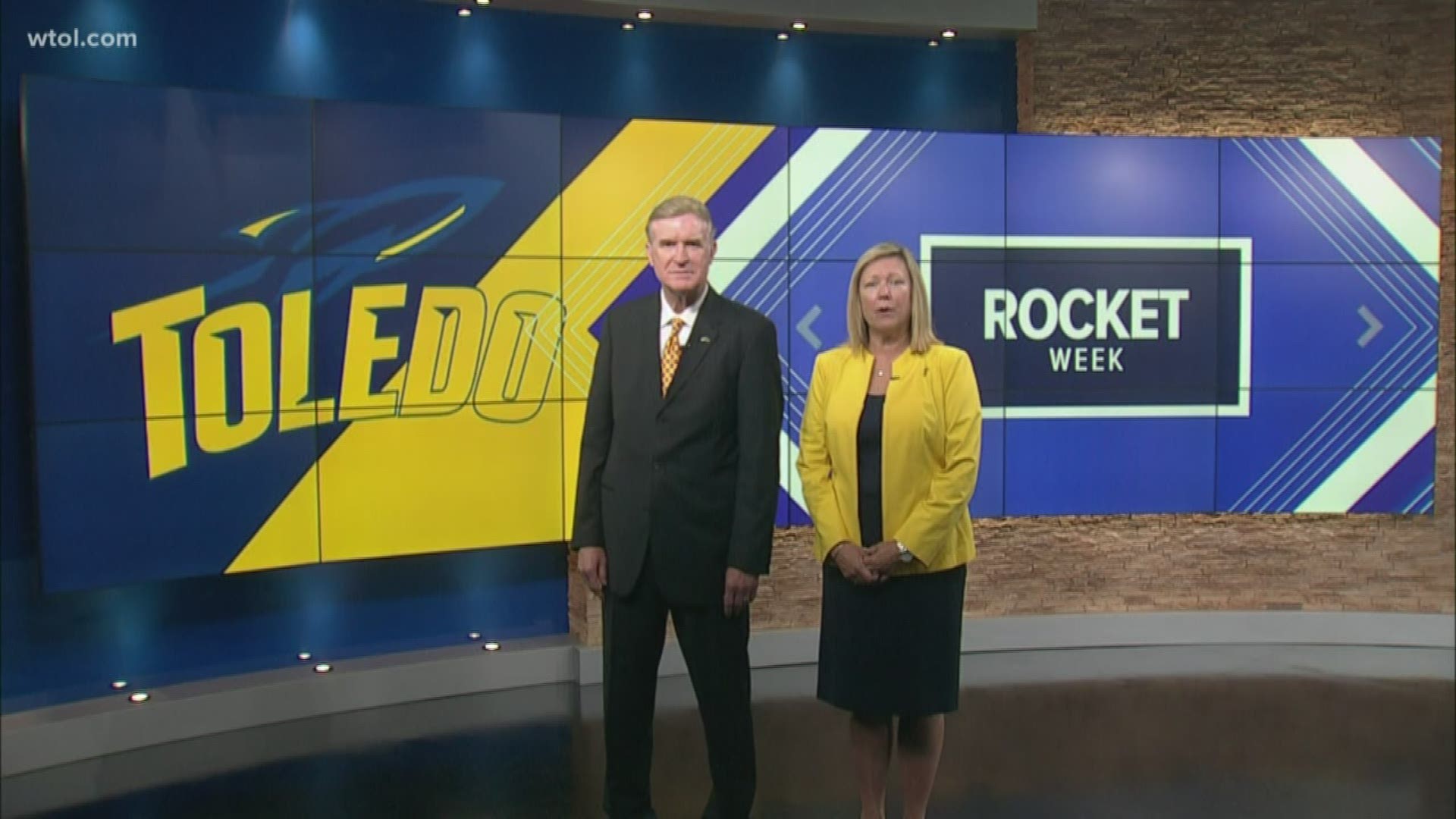 UT and the city of Toledo partner for Rocket Week once again leading up to the first home football game. It's a citywide celebration to show your Rocket Pride - join in by flying your Rocket flag and wear your midnight blue and gold for Tuesday's campus pep rally at 12:30 at Centennial Mall and at Thursday's rally at the food trucks at Levis Square.