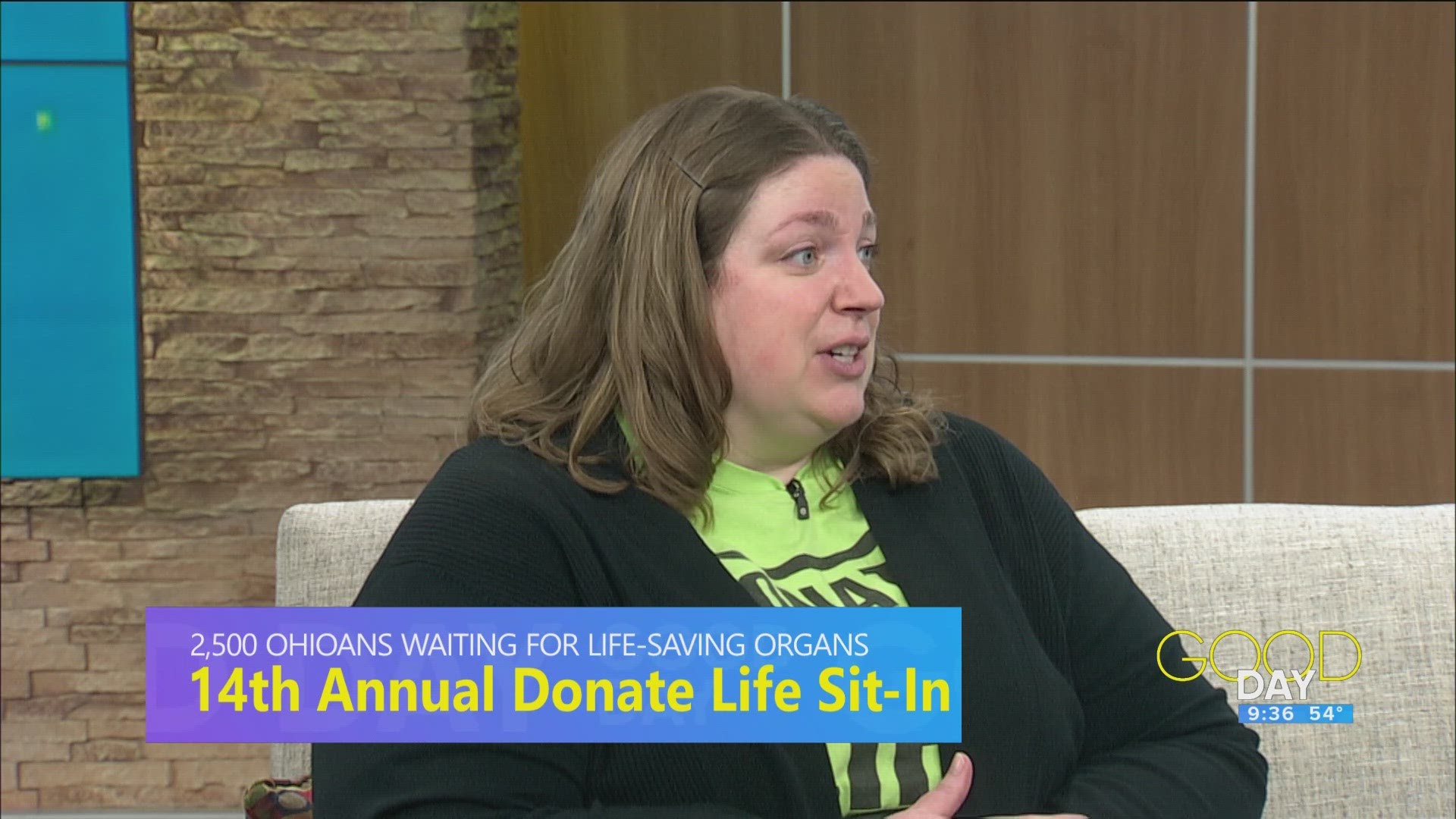 Kara Steele of Life Connection of Ohio talks the 14th annual donate life sit-in, promoting organ, eye and tissue donation.