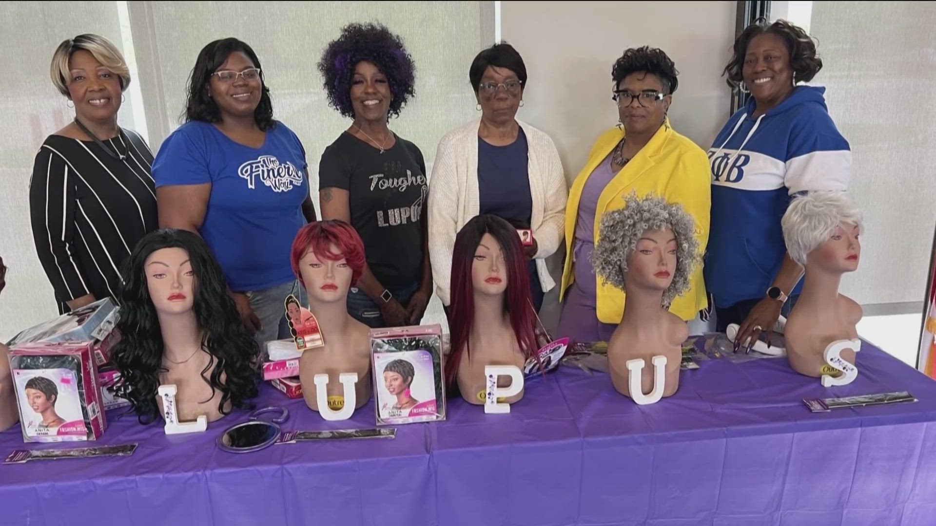 After surviving lupus herself, Rachelle Roy wanted to help others affected by the disease by organizing a community effort to collect wigs.