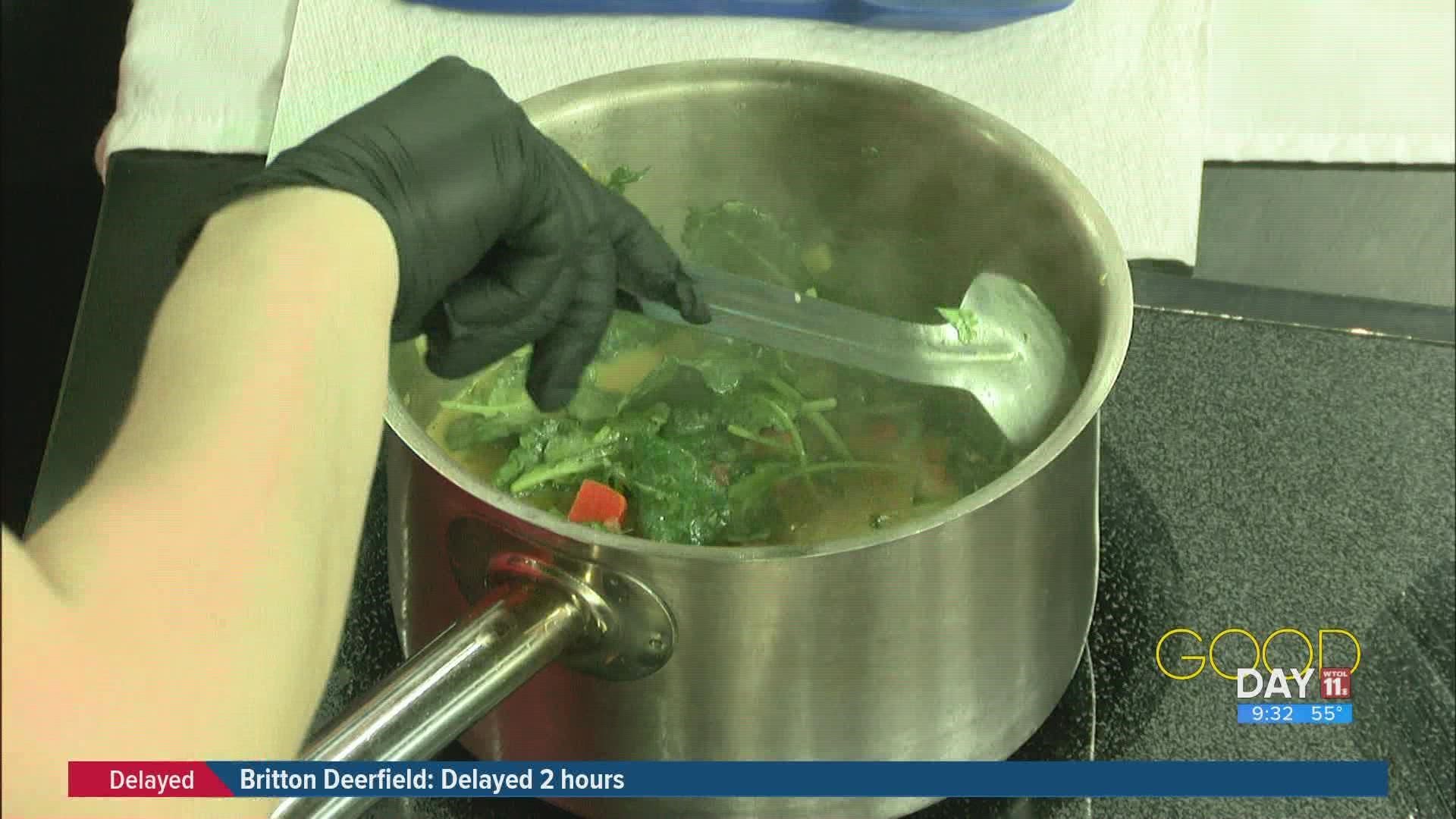 Jacquelyn Jones from Solfood Collective demonstrates a recipe for a healthy, superfood soup to start off 2023.