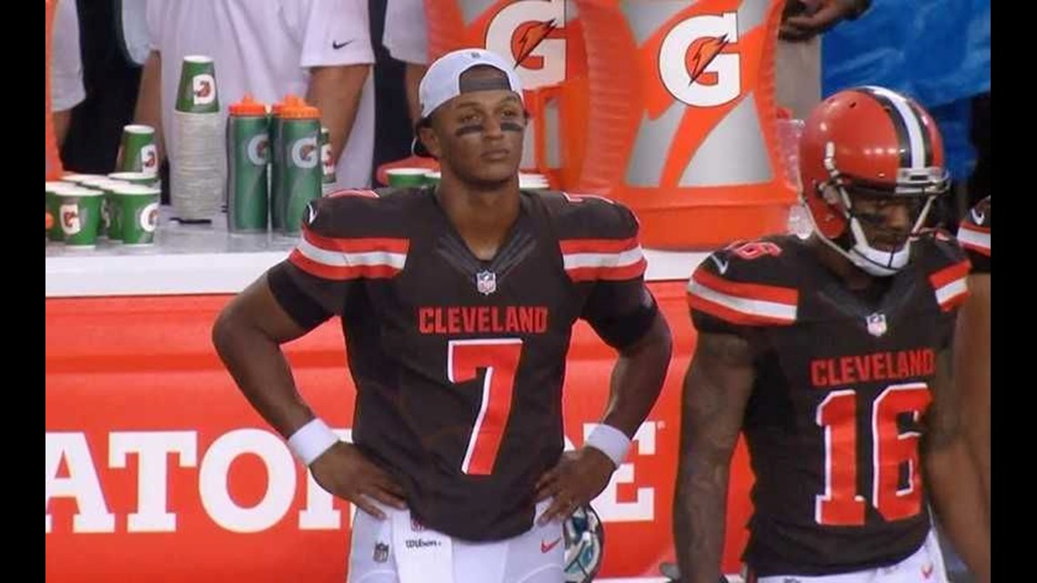 New jersey number for Cleveland Browns QB DeShone Kizer