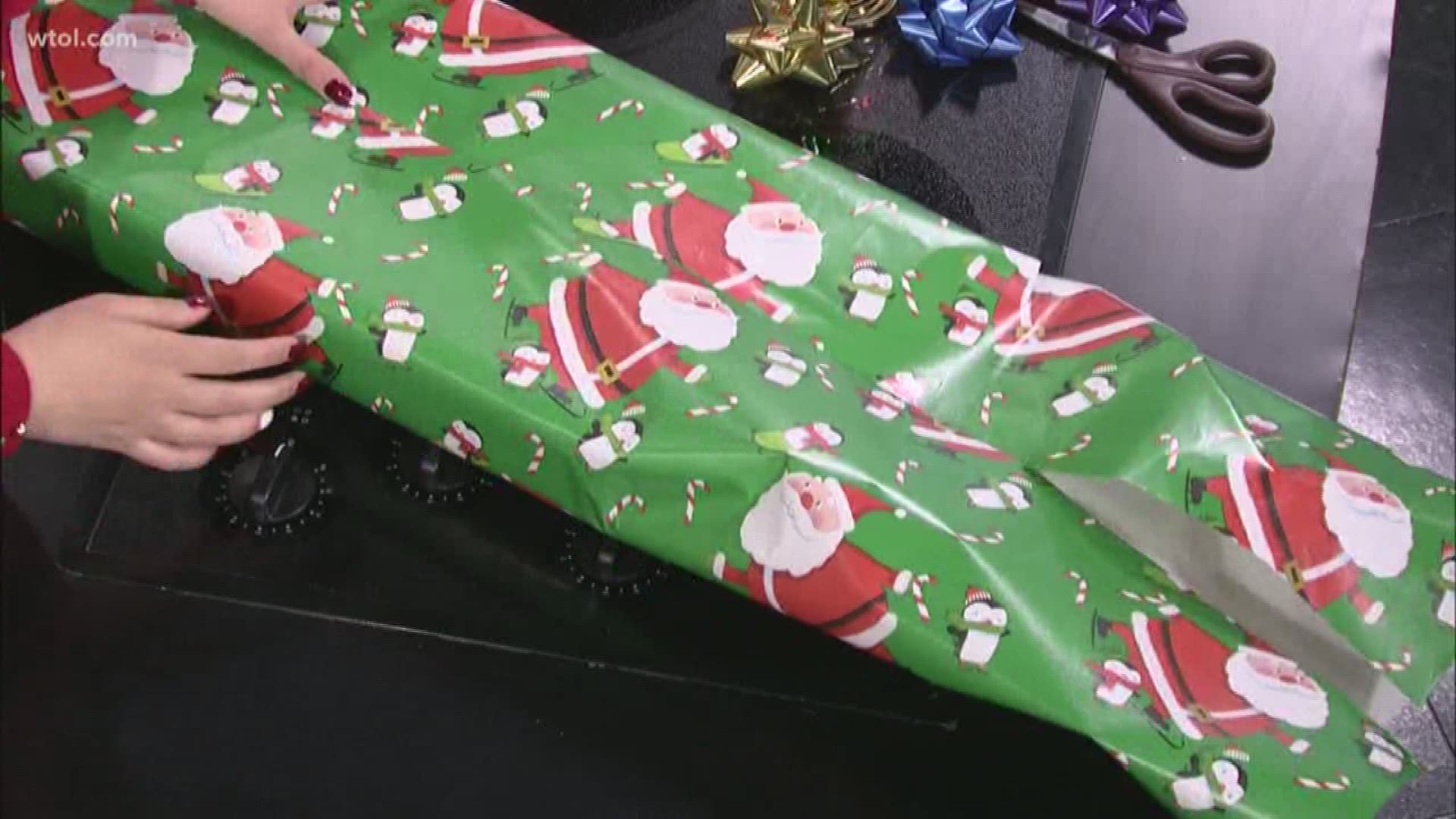 WTOL's weekend morning girls have a little competition wrapping gifts. They also give you some valuable tips and tell you where you can get your gift wrapped.