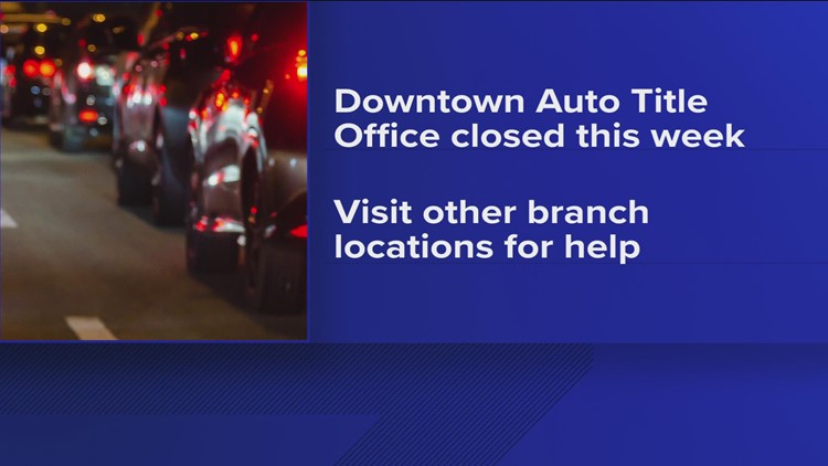 Downtown Toledo county auto title office closed for rest of week due to staffing issues, holiday
