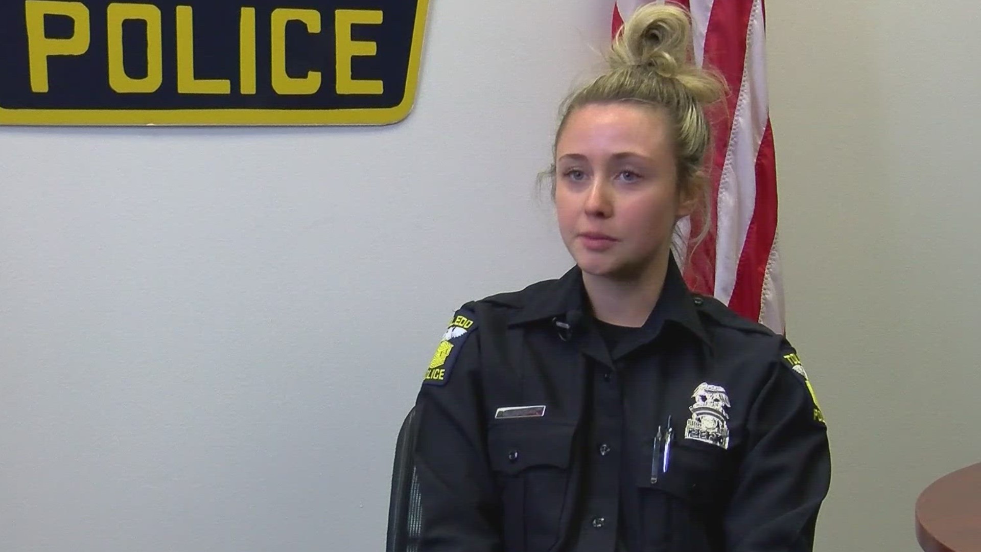 Officer Morgan Balboa says she always knew she wanted to help people, so she interned for the Toledo police to find her way. It led her to a job with TPD.