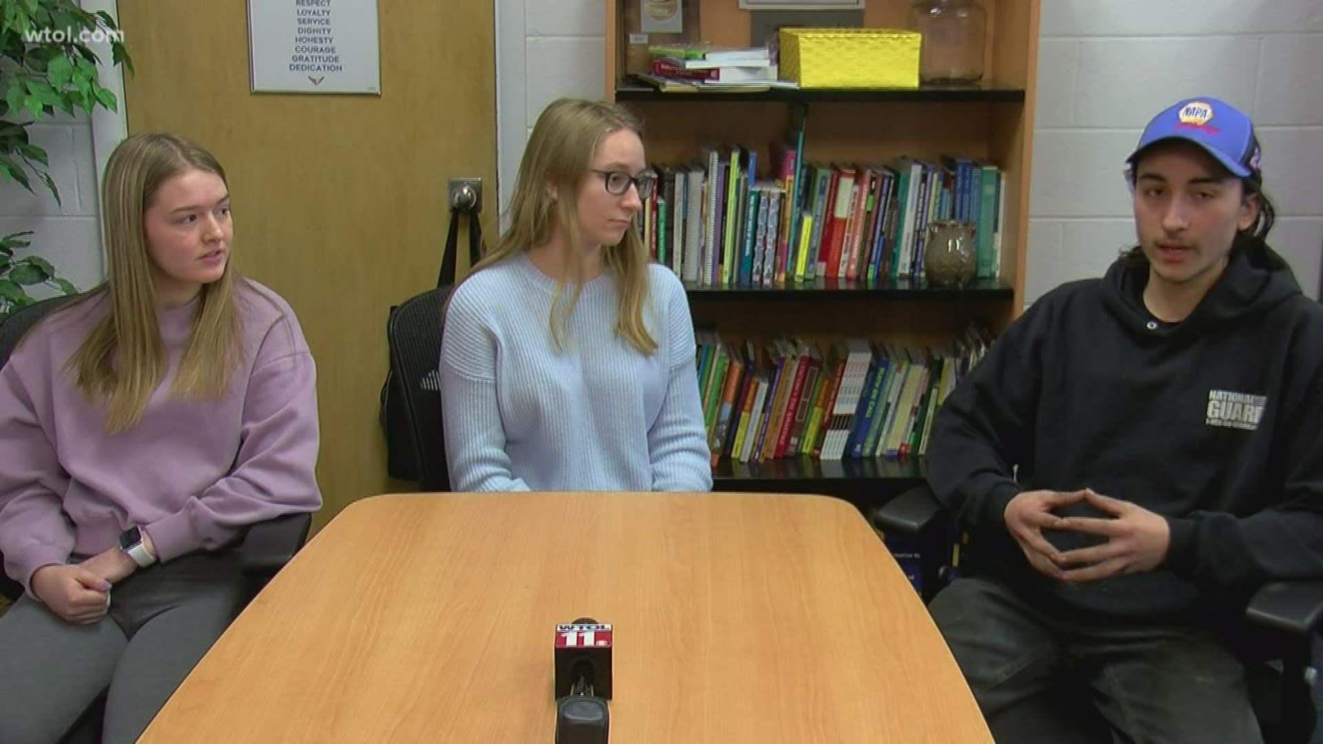 Whitmer students paused to weigh in on what it means to have President Donald Trump in town and how it will have an impact on them and their classmates.