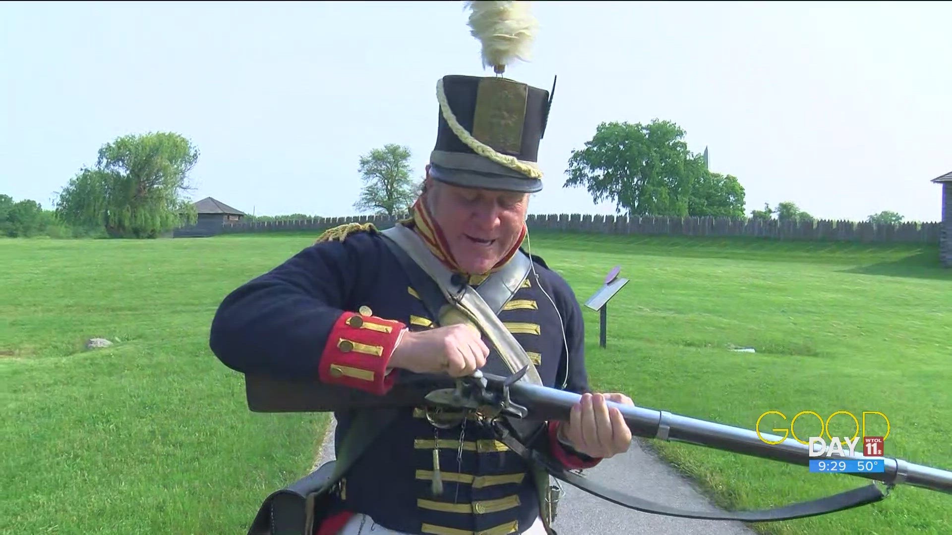Head of Interpretation at the site of many battles of the War of 1812 -- Fort Meigs -- John Thompson talks  how you can check out a reenactment.