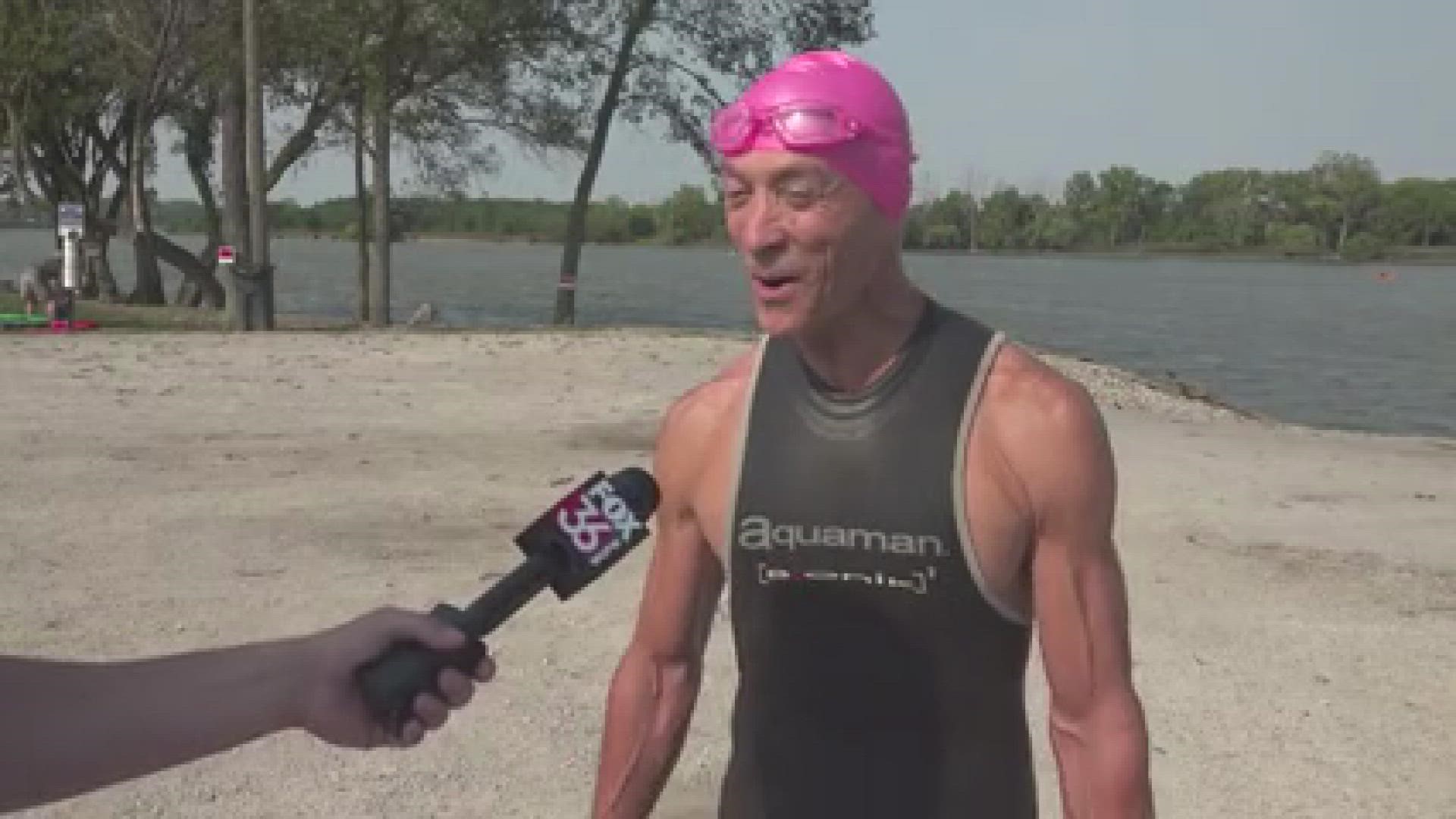 Joe Sparks' fundraiser, Swimmin' for Women, raises money for women's causes.