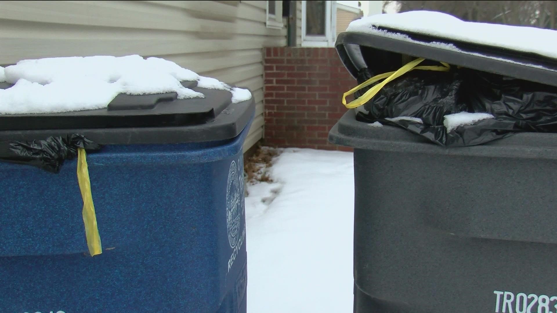 Trash and recycling collection will not be impacted by the holiday week to start off 2023, Republic Services said. The company services the greater Toledo area.
