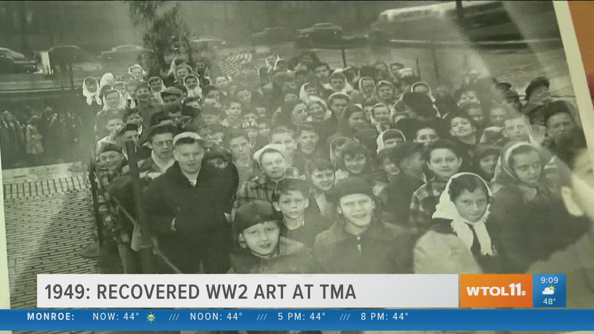 1949 Artwork that had once been stolen is brought to the Toledo Museum