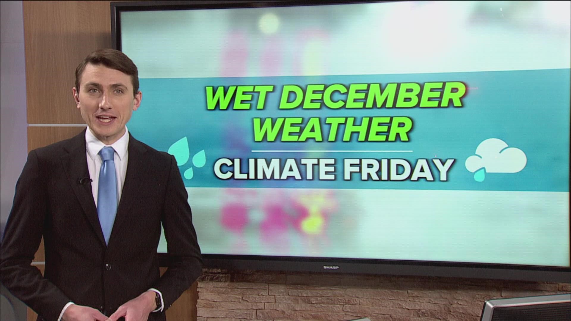 Climate change is making wet December weather more common than in previous years.