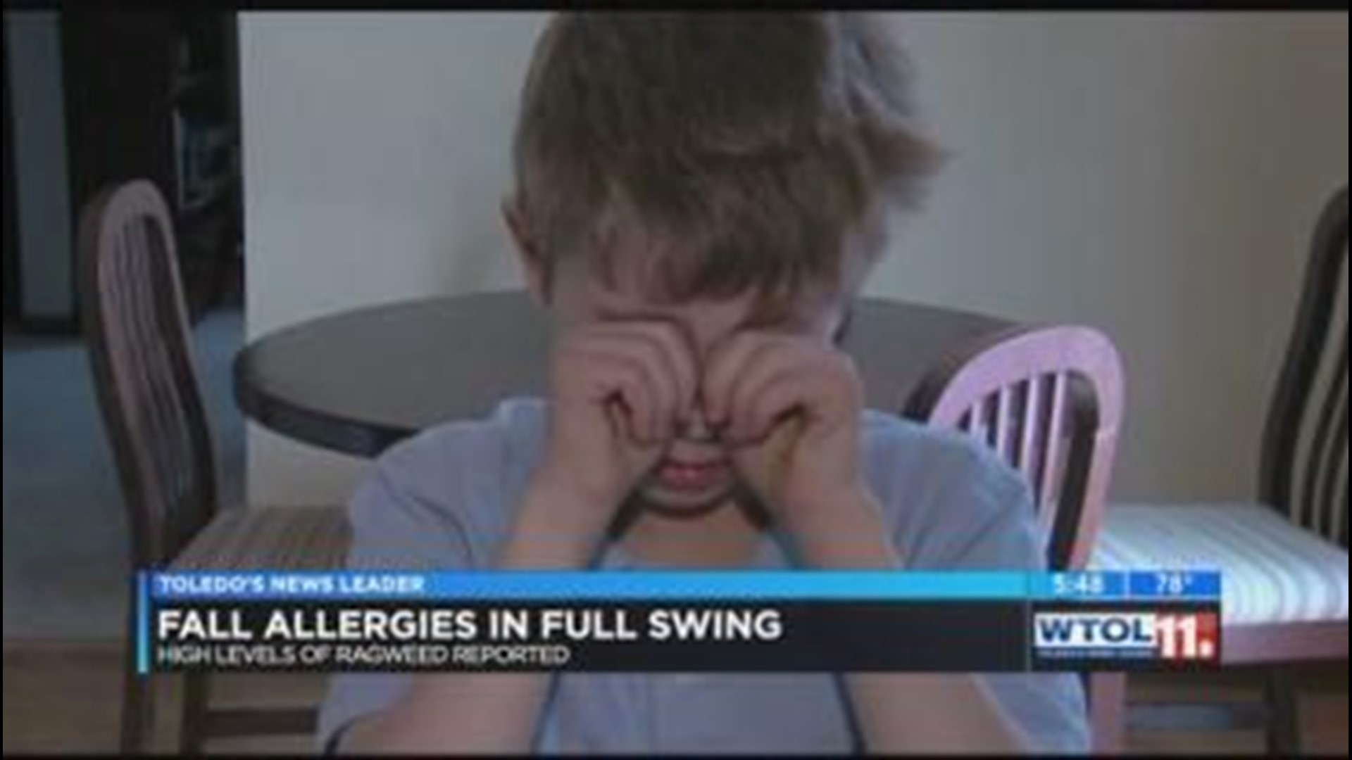 Allergens at all-time high this year