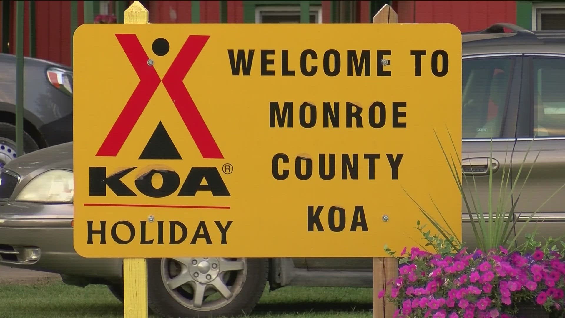 The Monroe County/Toledo North KOA Holiday campground is officially closing off the swimming lake located on the property beginning July 5.