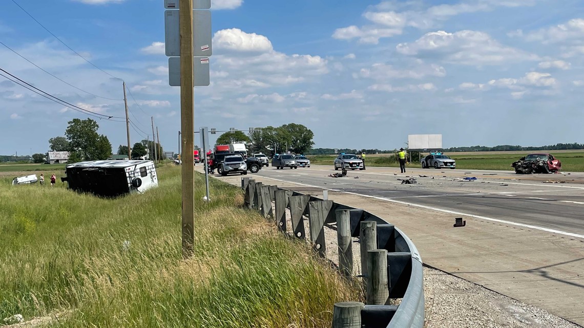 Gibsonburg man, 37, in critical condition after pickup, car collide on