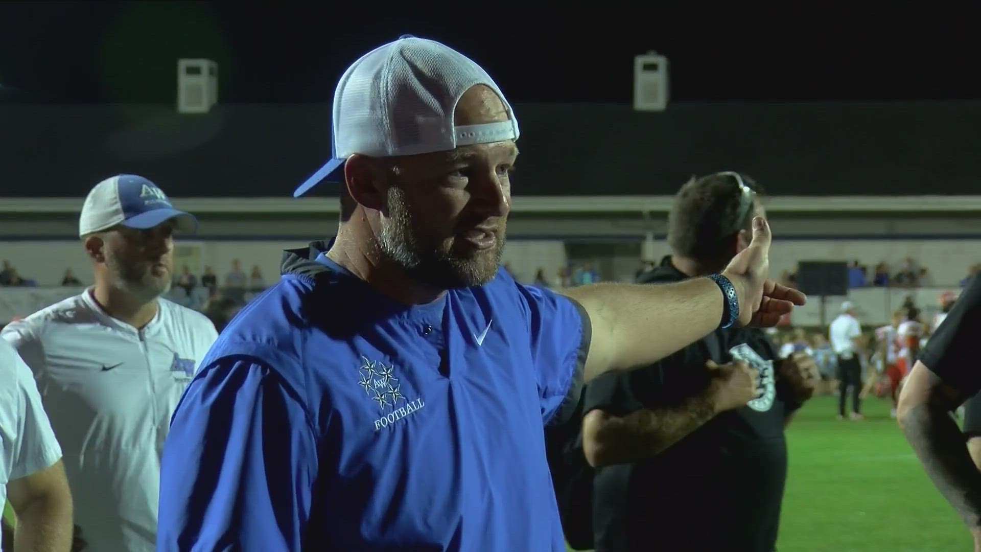 Behind the Scenes: Players Try on Classic Blue Uniforms for FIRST