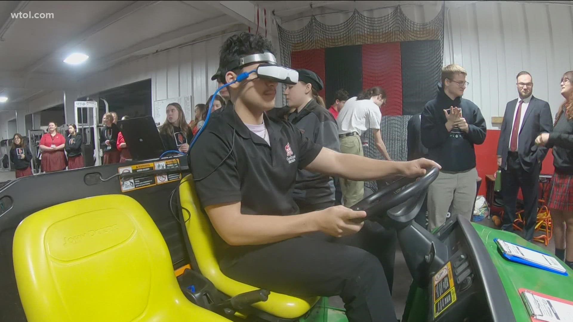 School leaders brought in a DUI simulator Tuesday to help teach an important lesson.