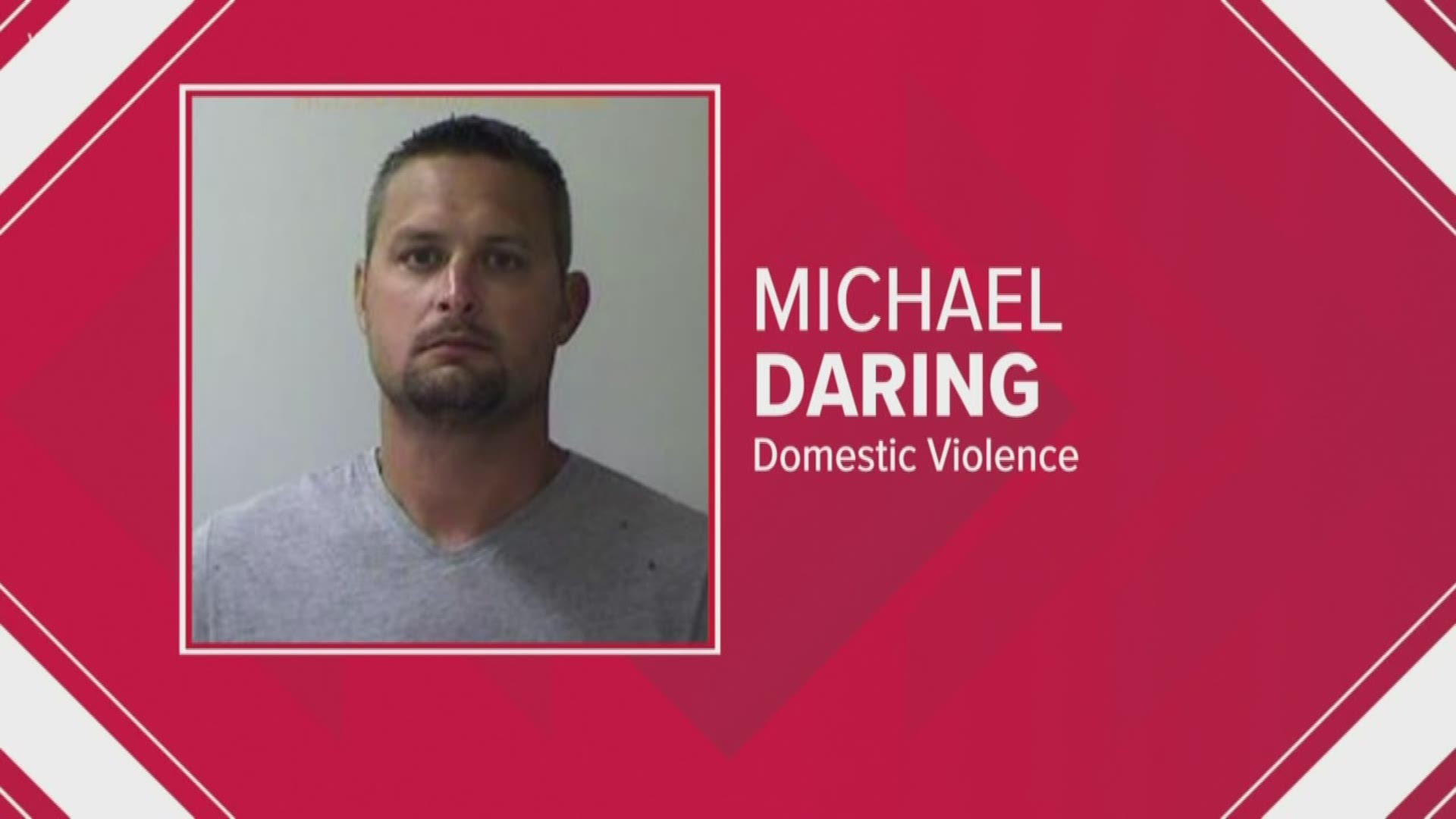 Michael Daring was booked into the Hancock County Jail on Saturday.